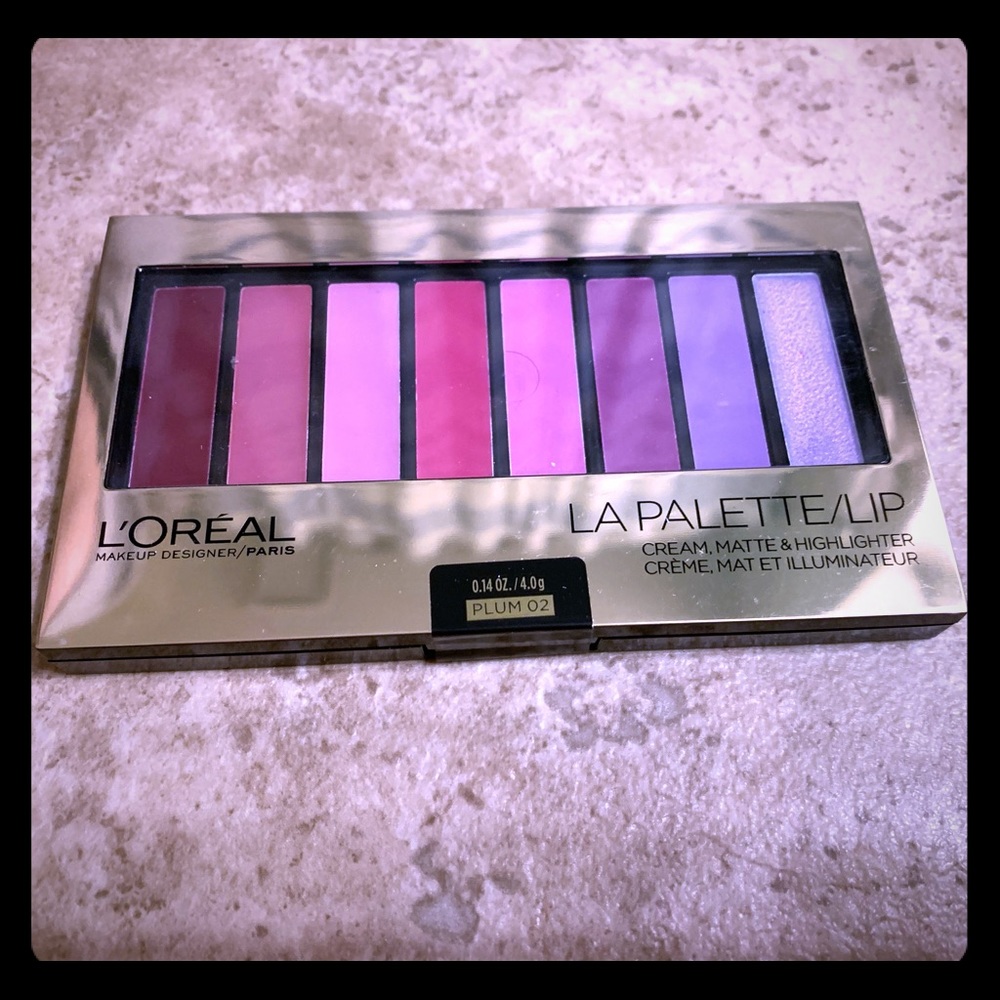 L’Oréal LA PALETTE LIP NEW NWT 👄 Xmas gift glam!